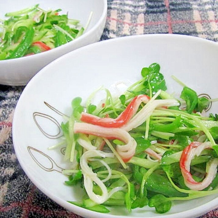 細切り野菜のサラダ